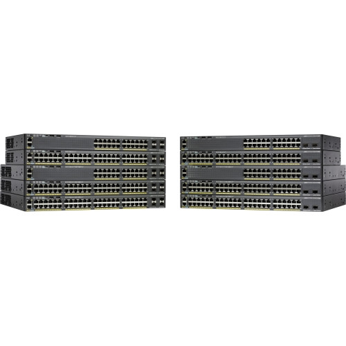 C1-C2960X-48LPD-L Cisco Catalyst 2960X-48LPD-L 48-Ports RJ-45 10/100/1000 PoE+ Managed Stackable Switch with 2x SFP+ Ports (Refurbished)