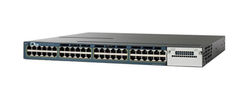 WS-C3560X-48T-S-DDO Cisco Catalyst 3560x 48-Ports 10/100/1000Base-T RJ-45 USB Manageable Layer3 Rack-mountable 1U Ethernet Switch with 1x Expansion Slot (Refurbished)