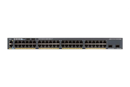 WS-X2960X-48FPS-L Cisco Catalyst 2960-X Series 48-Ports 10/100/1000 Ethernet Ports Lan Switch with 4 SFP Ports (Refurbished)