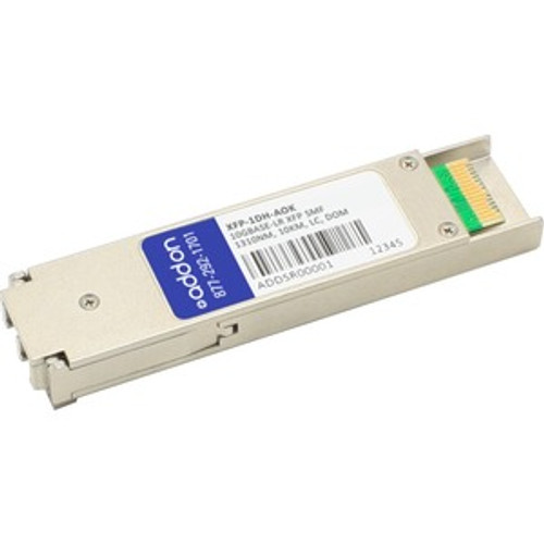XFP-1DH-AOK AddOn Rad XFP 10km Lr Lc XFP-1dh Compatible TAA Compliant Transceiver 10Gbps Lr LC Connector with DOM