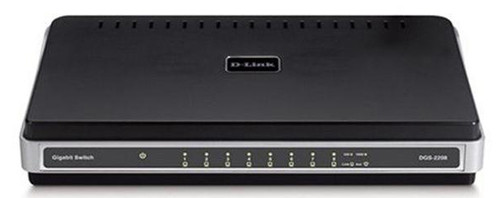 BDGS2208A D-Link DGS-2208 8-Ports 10/100/1000Mbps Gigabit Desktop Switch (Refurbished)