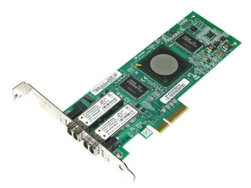 QLE2462-CSC HP Dual -Ports LC 4Gbps Fiber Channel PCI Express Host Bus Network Adapter