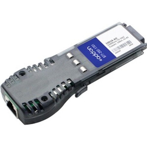 10018-AO AddOn 1Gbps 1000Base-T Copper 100m RJ-45 Connector GBIC Transceiver Module for Extreme Compatible