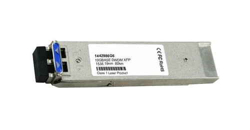 1442986G6 Adtran 10Gbps 10GBase-DWDM Single-mode Fiber 80km 1538.19nm Duplex LC Connector XFP Transceiver Module