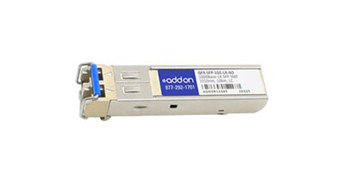 QFXSFP1GELXAOTK Addonics 1Gbps 1000Base-LX Single-mode Fiber 10km 1310nm 10km SFP Transceiver Module