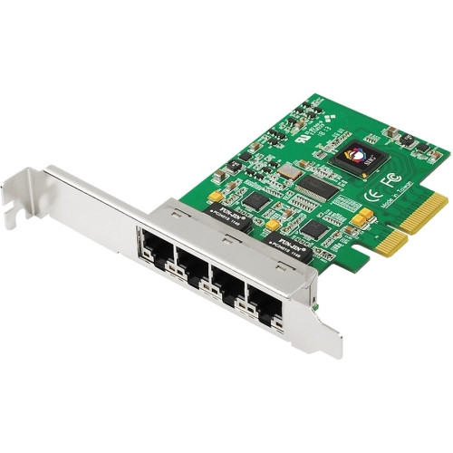 CN-GP4111-S1 SIIG Dual Profile PCI Express Quad Port Gigabit Ethernet Adapter