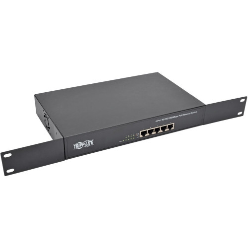 NG5POE TrippLite 5-Ports 10/100/1000 MBps 1u Rack-mount/desktop Gigabit Ethernet Unmanaged Switch With Poe (Refurbished)