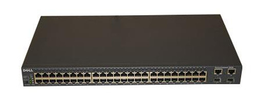 02T186 Dell PowerConnect 3048 48-Ports x 10/100 + 2x SFP + 2x 10/100/1000 Managed Switch (Refurbished)
