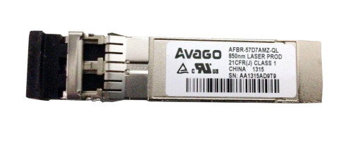 AFBR-57D7AMZ-QL Avago 8Gbps Multi-mode Fiber 850nm SFP+ Transceiver Module