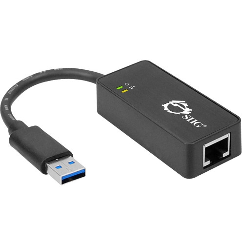 JU-NE0411-S1 SIIG USB 3.0 Gigabit Ethernet Network Adapter 1 x Network (RJ-45) Twisted Pair