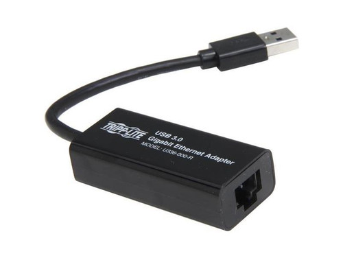 U336-000-R-D4 Tripp Lite Single-Port RJ-45 USB 3.0 10/100/1000Mbps SuperSpeed to Gigabit Ethernet Network Adapter