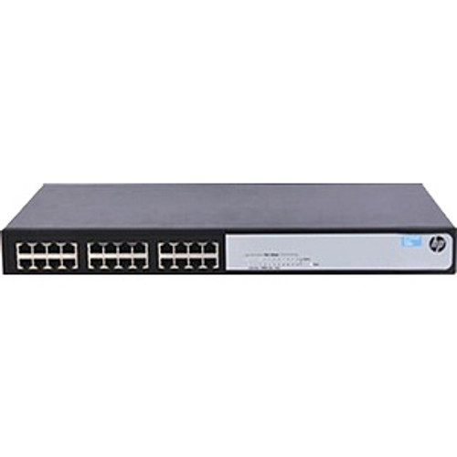 JD986B HP 1410-24-R 24-Ports RJ-45 10/100Base-T Unmanaged Layer 2 Rack-Mountable 1U Fast Ethernet Switch (Refurbished)