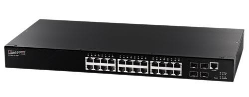 ECS4210-28P SMC 24-Ports 10 100 1000Base-T Standalone L2 Switch (Refurbished)