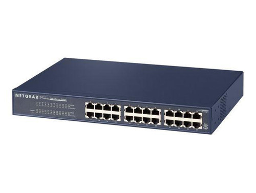 FS525 NetGear 24-Ports 10/100Mbps Fast Ethernet Switch (Refurbished)