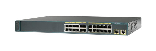 WS-2960-24TT-L Cisco Catalyst 2960 Series 24-Ports Ethernet 10/100Mbps 2 x 10/100/1000Mbps uplinks Network Switch (Refurbished)