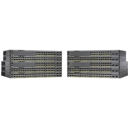 EDU-C2960X-24PS-L Cisco Catalyst 2960X-24PS-L 24-Ports USB RJ-45 Ports 1x Stack Port Twisted Pair Layer2 Manageable Ethernet Switch with 4x SFP Ports (Refurbished)
