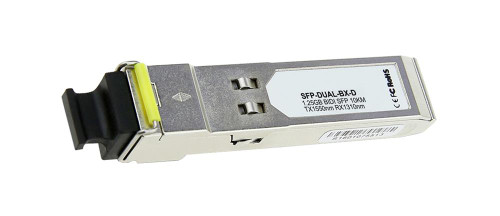 SFP-DUAL-BX-D Alcatel-Lucent Dual-Speed Bi-Directional 1Gbps 1000Base-BX-D Single-mode Fiber 10km 1550nm-TX/1310nm-RX LC Connector Optical SFP Transceiver Module