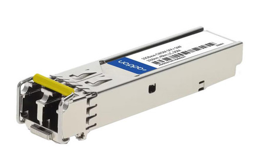 CWDM-SFP-1390-AO AddOn 1Gbps 1000Base-CWDM Single-mode Fiber 80km 1390nm Duplex LC Connector SFP Transceiver Module for Cisco Compatible