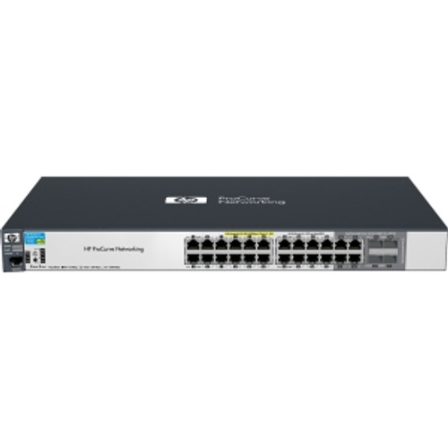 J9299AR HP ProCurve E2520-24G-PoE Ethernet Switch 4 x SFP (mini-GBIC) Shared 4 x 10/100/1000Base-T 20 x 10/100/1000Base-T LAN (Refurbished)