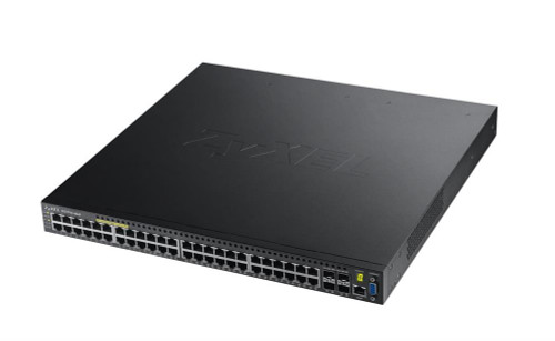 XGS3700-48HP ZyXEL 48-Ports GbE L2+ PoE Switch with 10GbE Uplink (Refurbished)