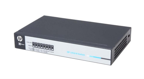 J9661AABA HP V1410-8 8-Ports 10/100 RJ-45 Unmanaged Layer3 Desktop Fast Ethernet Switch (Refurbished)