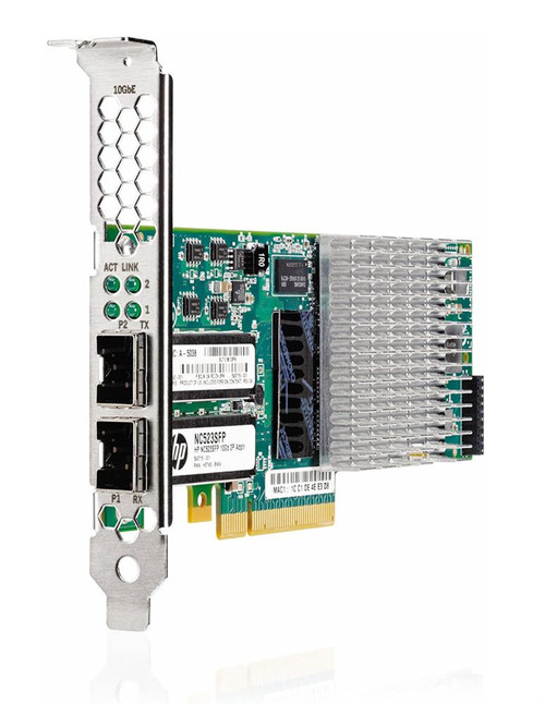 593717B21AOK ADDONICS NC523SFP PCI Express x8 10Gbe Dual-Ports Gigabit Ethernet Server Adapter