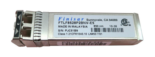 FTLF8528P2BNV-E5 Finisar 8.5Gbps Short Wave Multi-mode Fiber 150m 850nm Duplex LC Connector SFP+ Transceiver Module