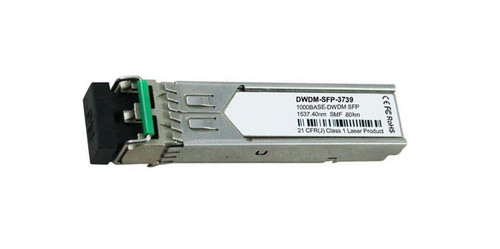 DWDM-SFP-3739 Cisco 1Gbps 1000Base-DWDM Single-mode Fiber 80km 1537.40nm Duplex LC Connector SFP Transceiver Module