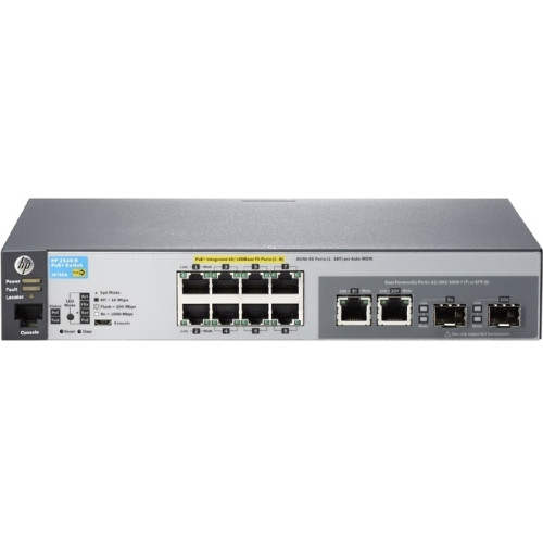 J9774AR#ABA HP 2530-8G-POE+ 8-Ports RJ-45 Gigabit Ethernet Switch Rack Mountable (Refurbished)