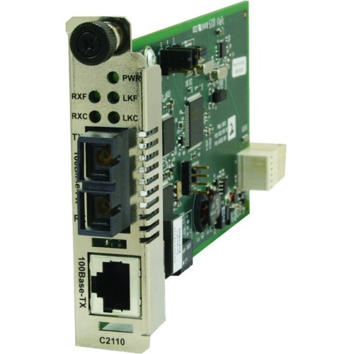 C2110-1029-A2 Transition 100Base-TX (RJ-45) Fast Ethernet Ion Platform Slide-In-Card