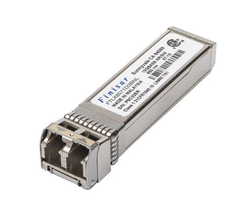 FTLX8571D3BNL-EM Finisar 10Gbps 10GBase-SR Multi-mode Fiber 300m 850nm Duplex LC Connector SFP+ Transceiver Module