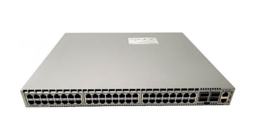 DCS-7050T-64-R Arista Networks 7050 48x RJ45 (1/10GBASE-T) and 4x QSFP+ Switch rear-to-front airflow 2x AC power supplies (Refurbished)