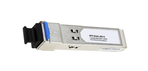 SFP-DUAL-BX-U Alcatel-Lucent Dual-Speed Bi-Directional 1Gbps 1000Base-BX-U Single-mode Fiber 10km 1310nm-TX/1550nm-RX LC Connector Optical SFP Transceiver Module
