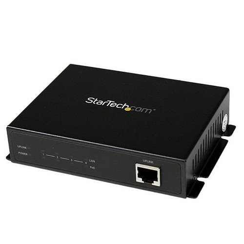 IES51000POE StarTech 5-Ports Unmanaged Industrial Gigabit PoE Switch with 4 Power over Ethernet ports (Refurbished)