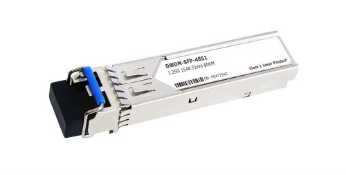 DWDM-SFP-4851 Cisco 1Gbps 1000Base-DWDM Single-mode Fiber 80km 1548.51nm Duplex LC Connector SFP Transceiver Module