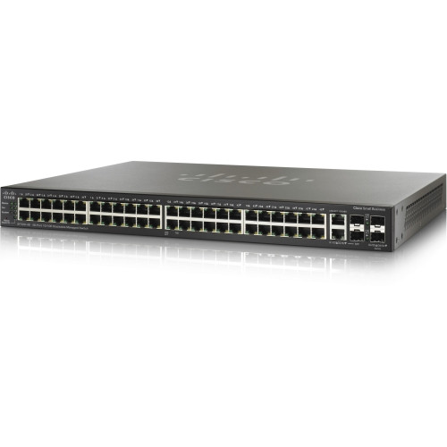 SF500-48-K9-BR Cisco 48-Ports 10/100 Stackable Managed Switch with Gigabit Uplinks (Refurbished)