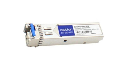 3HE00868AAAO ADDONICS 1Gbps 1000Base-BX-U Single-mode Fiber 10km 1310nmTX/1490nmRX LC Connector SFP Transceiver Module for Alcatel-Lucent Compatible