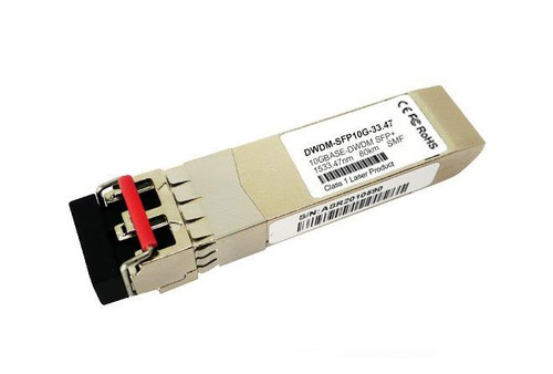 DWDM-SFP10G-33.47 Cisco 10Gbps 10GBase-DWDM Single-Mode Fiber 80km 1533.47nm Duplex LC Connector SFP+ Transceiver Module