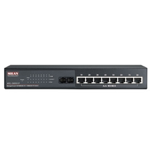 MIL-S801MT Transition Milan 8 Port Unmanaged Switch (Refurbished)