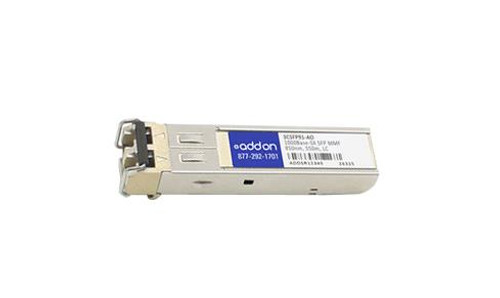 3CSFP91AOTK ADDONICS 1Gbps 1000Base-SX Multi-Mode Fiber 500m 850nm Duplex LC Connector SFP Transceiver Module for 3Com Compatible