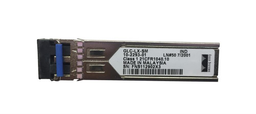 GLC-LX-SM Cisco 1Gbps 1000Base-LX/LH Single-Mode Fiber 10km 1310nm Duplex LC Connector SFP Transceiver Module