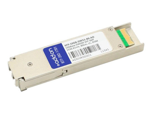 XFP-10GB-DW51-80-ACC Accortec 10Gbps 10GBase-DWDM Single-mode Fiber 80km 1536.61nm LC Connector XFP Transceiver Module