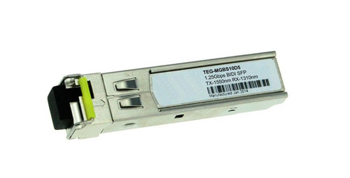 TEG-MGBS10D5 TRENDnet 1.25Gbps 1000Base-BX Single-mode Fiber 20km Tx1550nm/Rx1310nm LC Connector SFP Transceiver Module