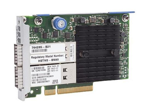 544QSFP HP InfiniBand FDR/EN Dual-Ports 40Gbps Gigabit Ethernet PCI Express 3.0 x8 Network Adapter