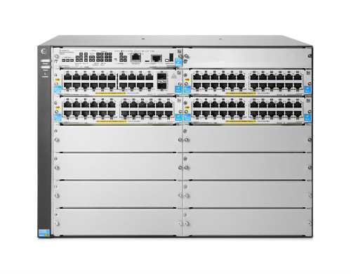 J9825A#ABB HP Procurve 5412r-92g-poe+/2sfp+ 92-Ports 10/100/1000 RJ-45 PoE+ Manageable Layer3 Rack-mountable 7U Switch with 2x 10Gigabit SFP+ Ports