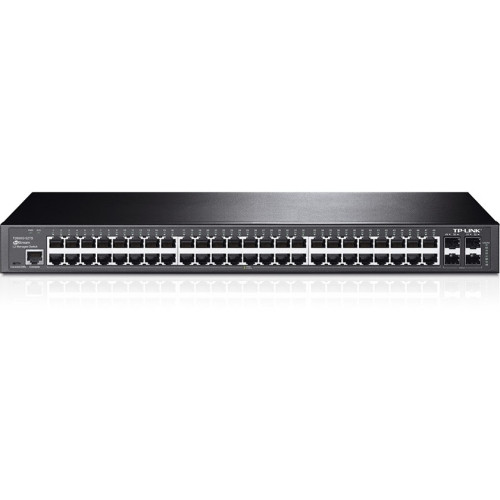 T2600G-52TS TP-LINK JetStream 48-Ports Gigabit L2 Managed Switch with 4 SFP Slots (Refurbished)