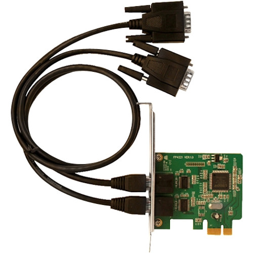 ID-E20111-S1 SIIG 1-Port Ser Pcie Rs232 Adapter W/Cables Industrial 15kvdc Esd