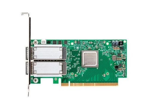 MCX516A-CDAT Mellanox Connectx-5 Ex En Dual-Ports 100Gbps QSFP28 PCI Express 4.0 x16 Network Interface Card Tall Bracket