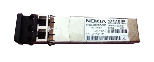 AFBR-700SDZ-NK1 Nokia 10Gbps 10GBase-SR Multi-mode Fiber 300m 850nm Duplex LC Connector SFP+ Transceiver Module for Avago Compatible