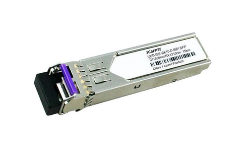 3CSFP82-JTS 3Com 100Mbps 100Base-LX10 Single-mode Fiber 10km 1310nm LC Connector SFP Transceiver Module